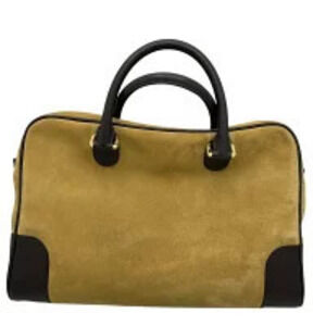 Loewe Bag Business Amazona Leather Suede Calfskin